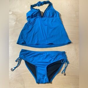 New Directions Two Piece Swim Suit size Large (JI)